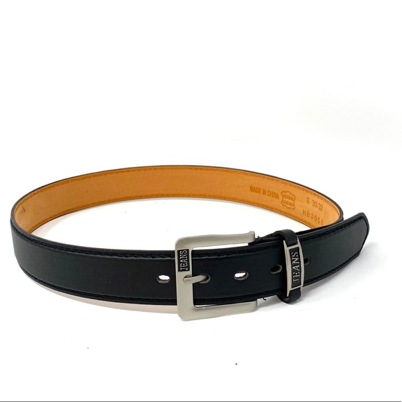 😳SALE😳 Men’s Belts Real Solid Leather Dress Casual Black - Picture 5 of 6